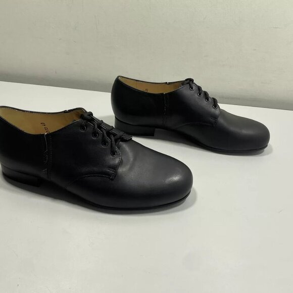 NEW LADUCA Mens Edward Black Strong Oxford Dance Shoes Size 8  Hard Sole Black main image 3